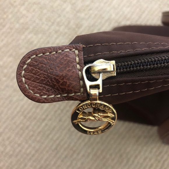 SOLD ON FB: Longchamp Le Pliage Shoulder Bag Brown - Picture 5 of 8